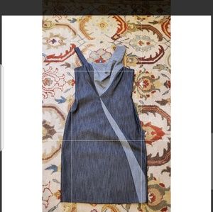 Dina barel two tone color dress size M